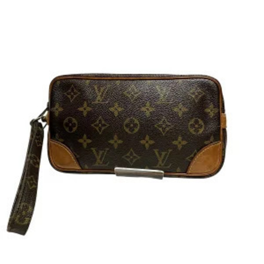 Louis Vuitton Marly Dragonne Clutch Bag Monogram Canvas